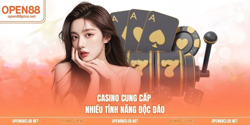 Casino cung cấp nhiều tính năng độc đáo