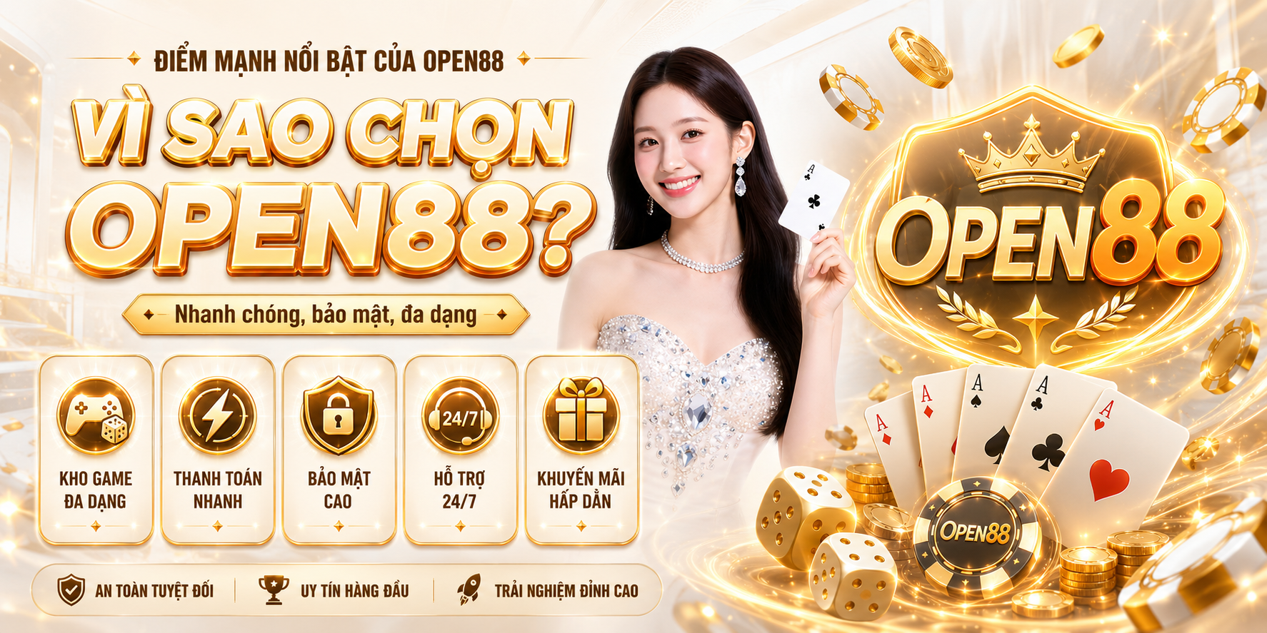 Điểm mạnh nổi bật giúp OPEN88 dẫn đầu thị trường