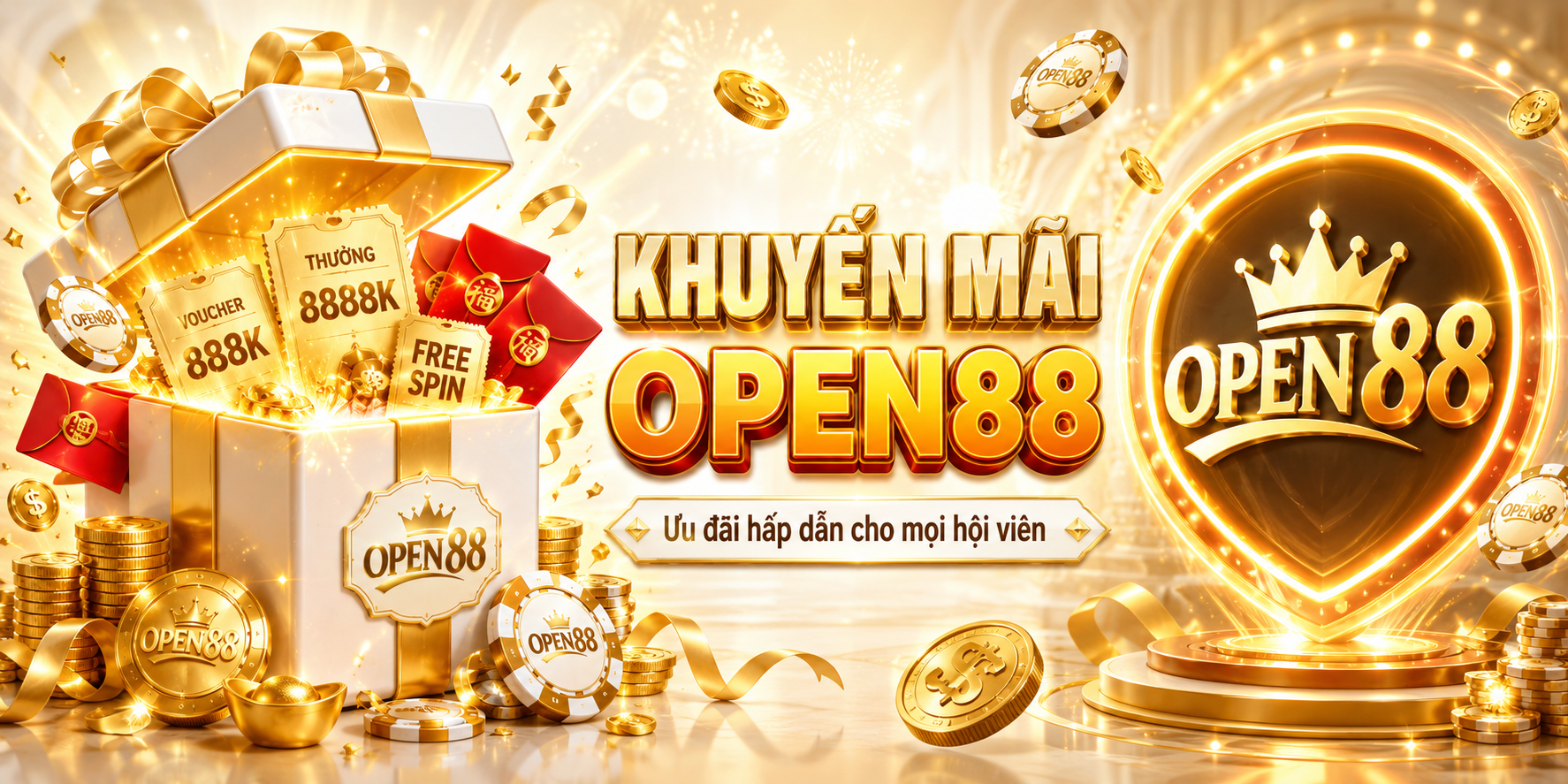 Cập nhật khuyến mãi hấp dẫn mới nhất tại OPEN88