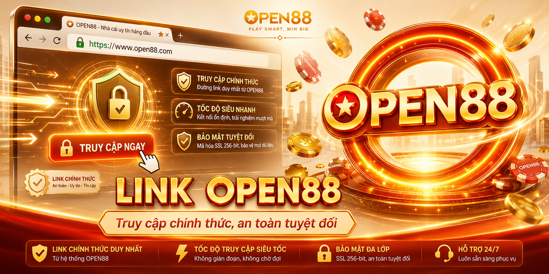 Link vào OPEN88 chính thức mới nhất an toàn tuyệt đối